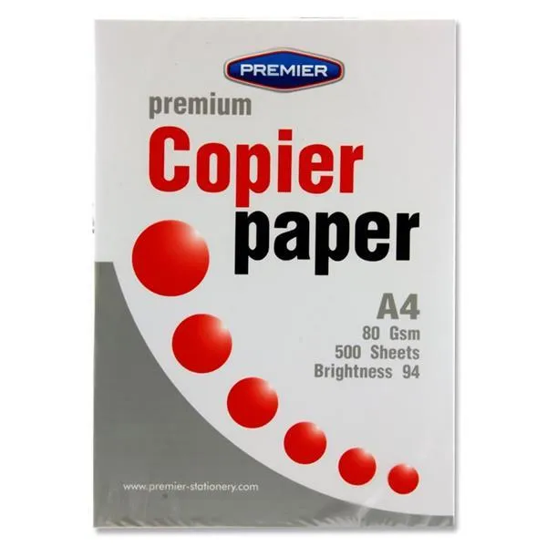 ■ Premier - A4 Paper - 80gsm - White - Box of 2500 Sheets