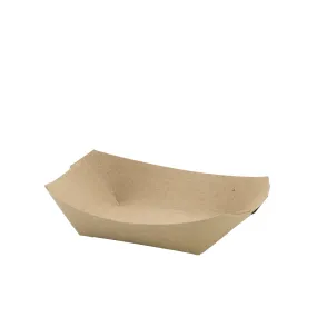 1 LB Kraft Brown Paper Food Trays