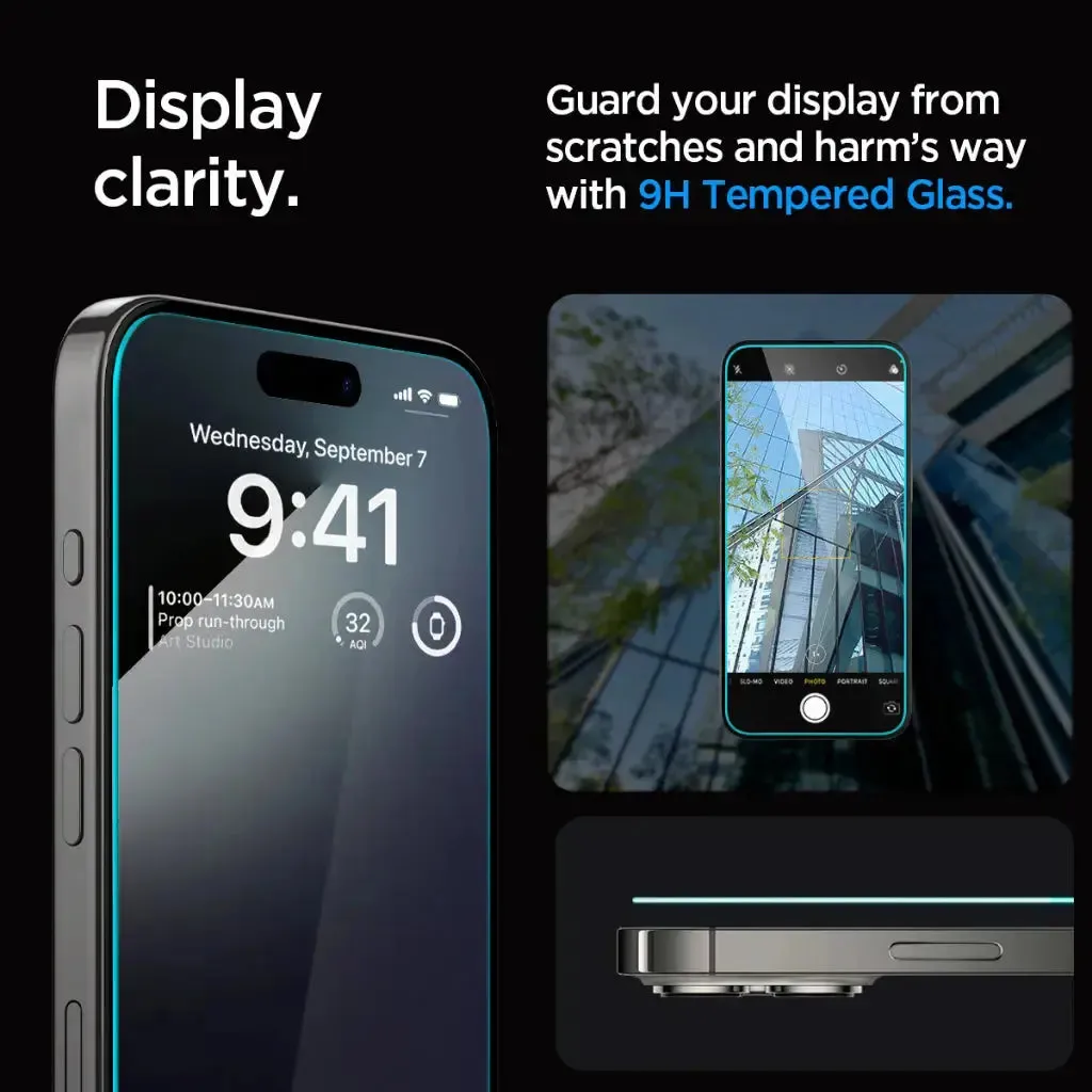 [1 Pack] iPhone 15 Pro Max Screen Protector Glas.tR EZ Fit