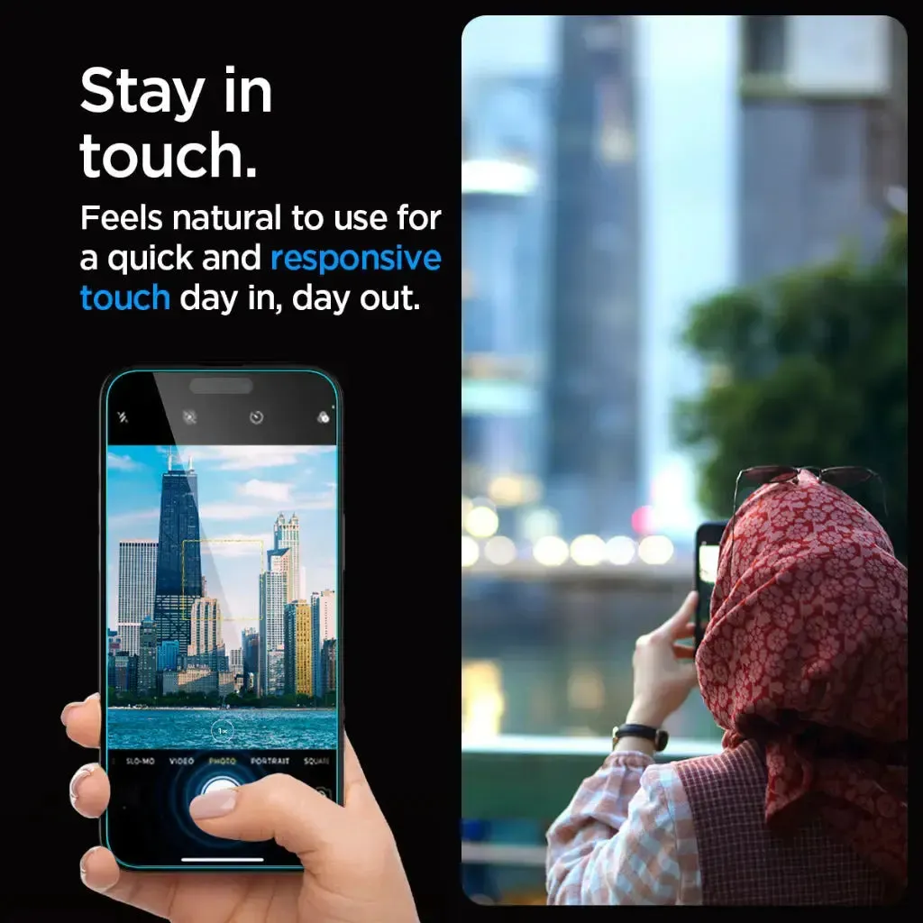 [1 Pack] iPhone 15 Pro Max Screen Protector Glas.tR EZ Fit