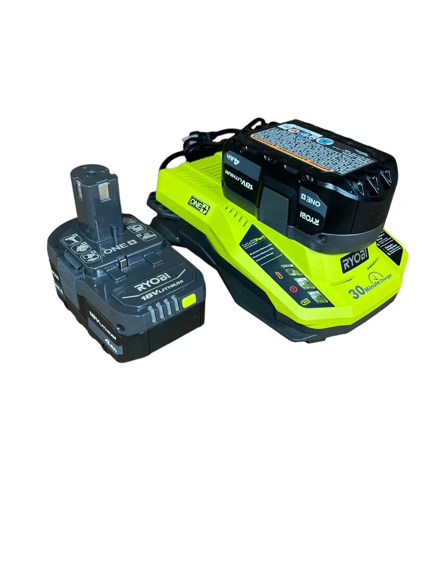 18-Volt ONE  2-Pack 4.0 Ah Battery and Charger Kit