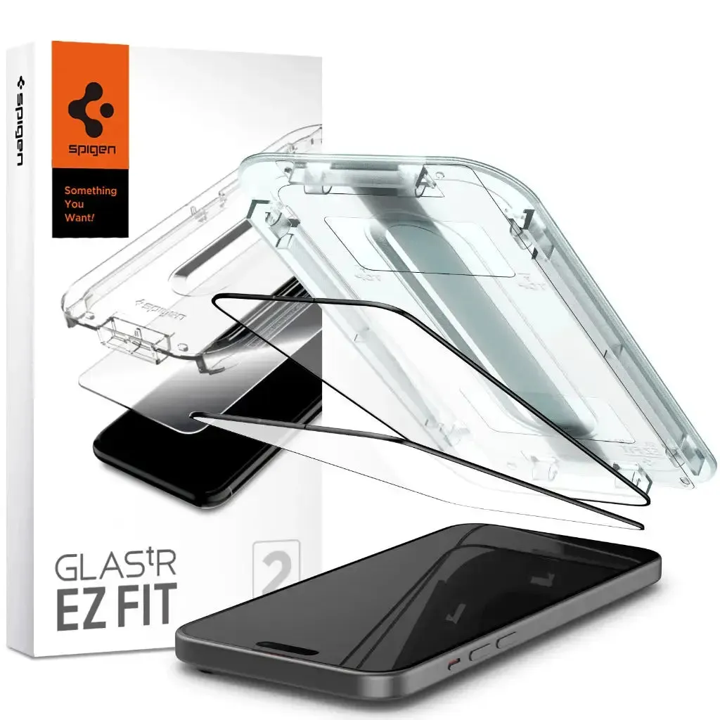 [2 Pack] iPhone 16 / iPhone 15 Screen Protector Glas.tR EZ Fit