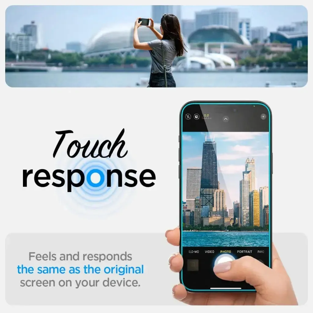 [2 Pack] iPhone 16 / iPhone 15 Screen Protector Glas.tR EZ Fit