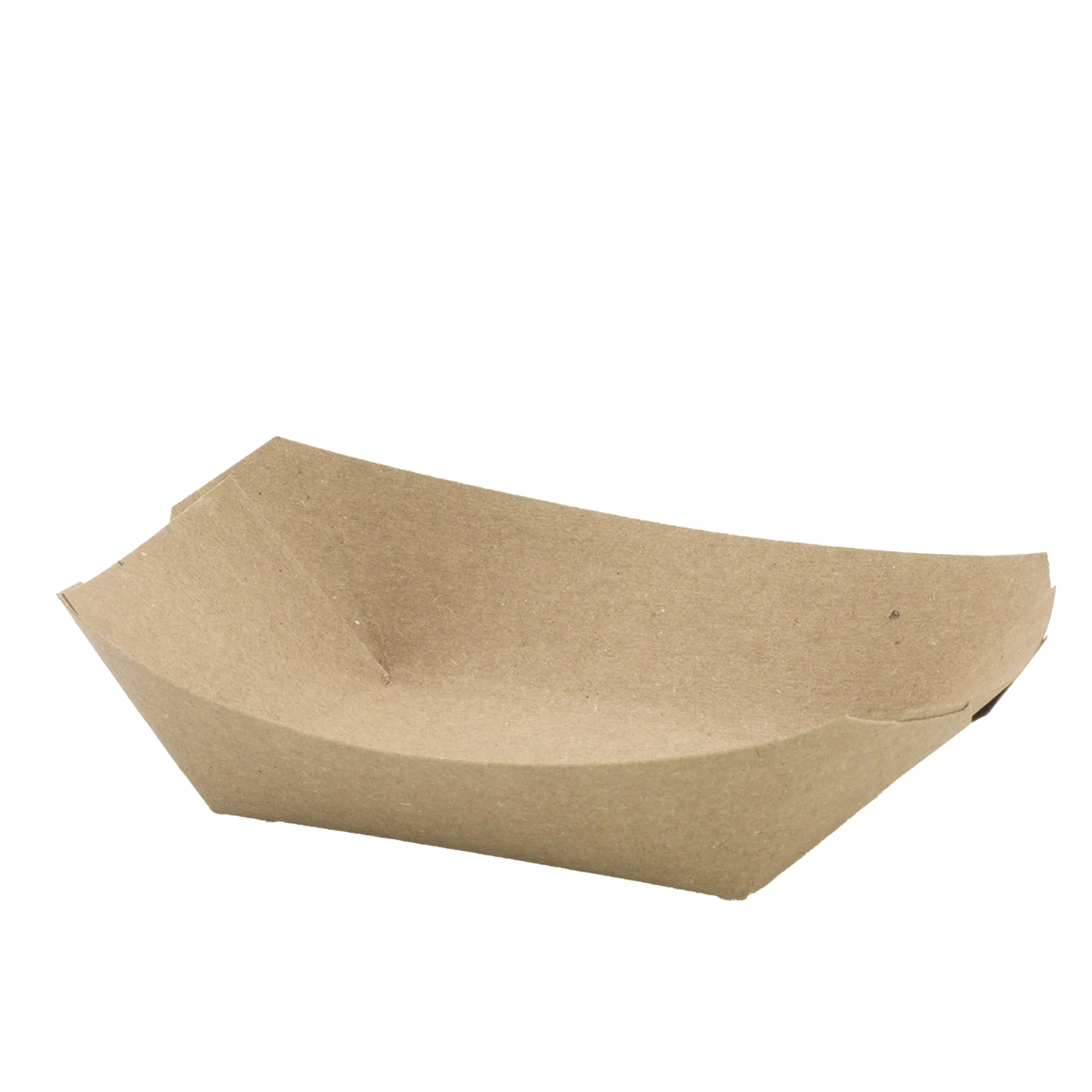 3 LB Kraft Brown Paper Food Trays