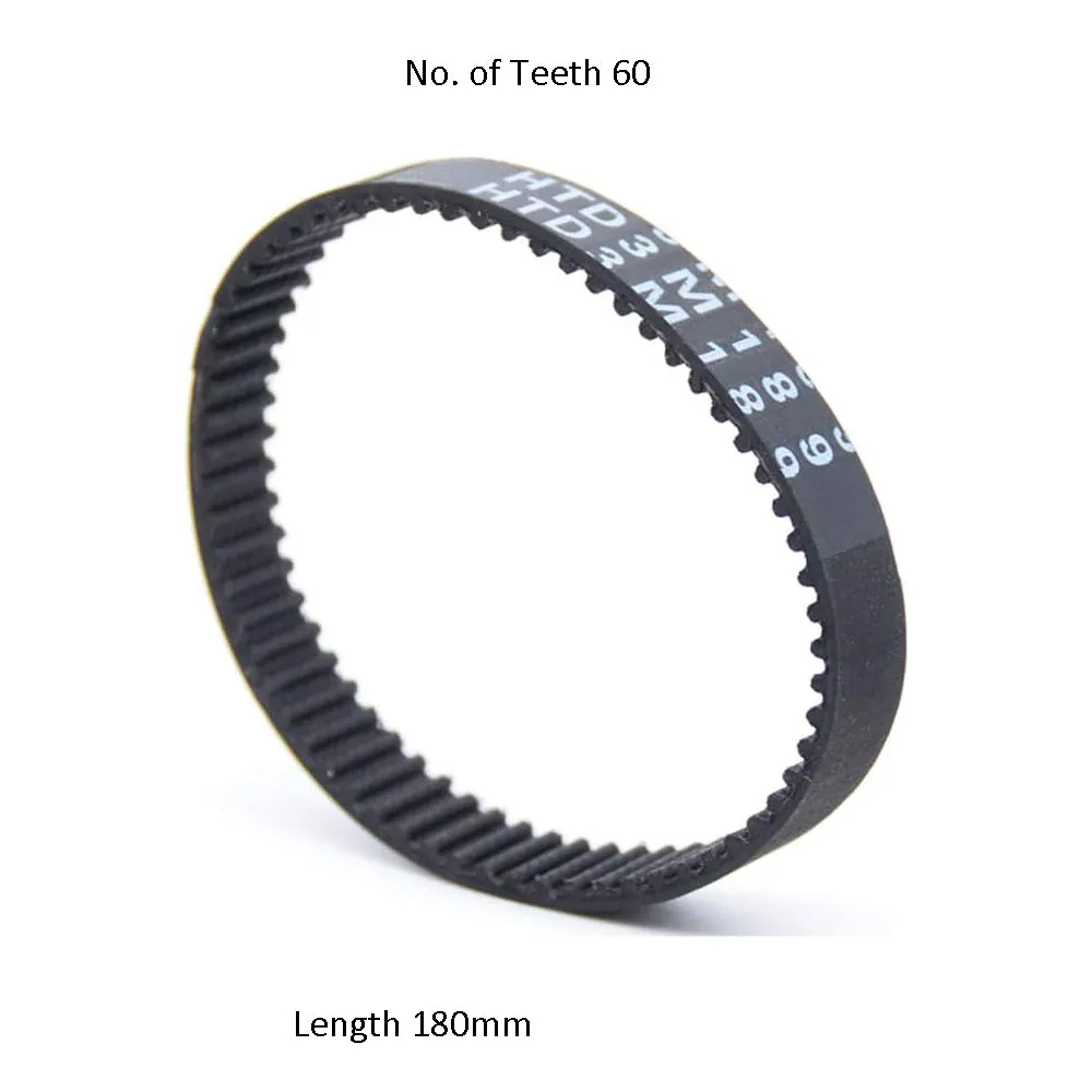 3M 180 Rubber Timing Belt Close Loop Synchronous Wheel Timing Belt 60 Teeth