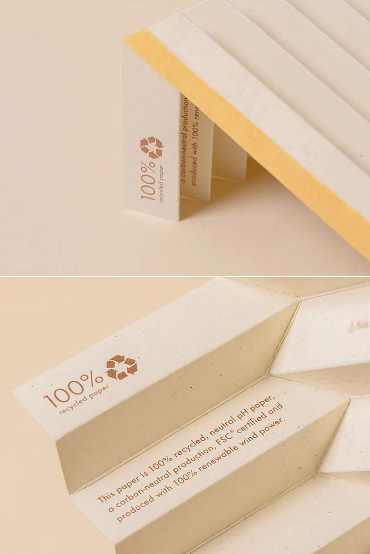 45g Laptop Stand made from pH-neutral Recycled Paper "g.flow" - Baobab