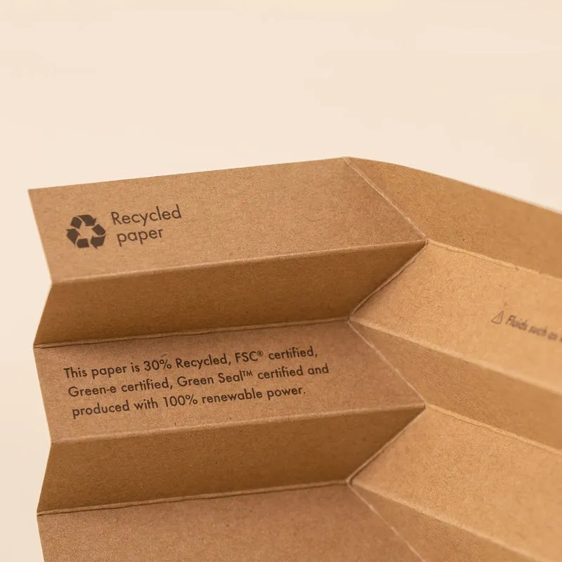 45g Laptop Stand made from pH-neutral Recycled Paper "g.flow" - Forest