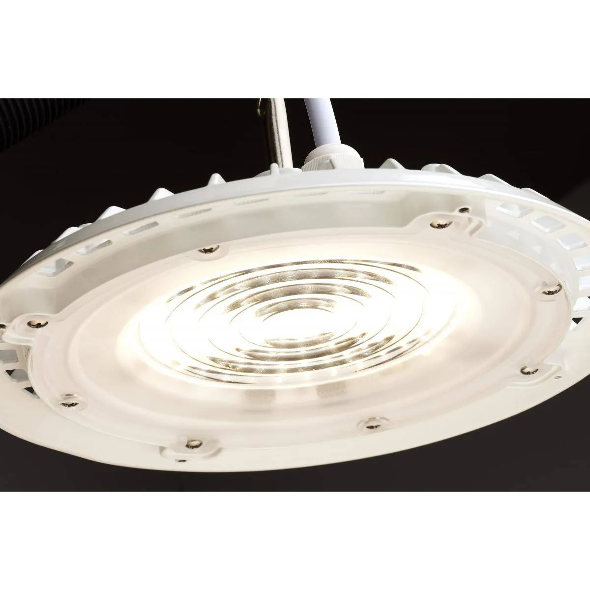 80 Watt; Hi-Pro Shop Light with Plug; 5000K; White Finish; 120 Volt