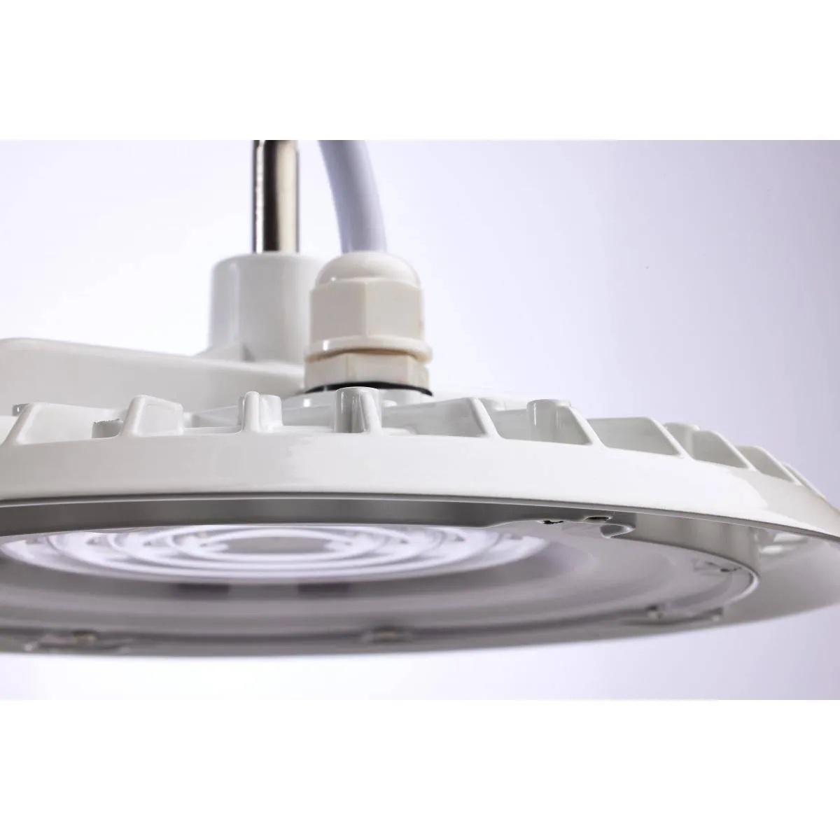 80 Watt; Hi-Pro Shop Light with Plug; 5000K; White Finish; 120 Volt