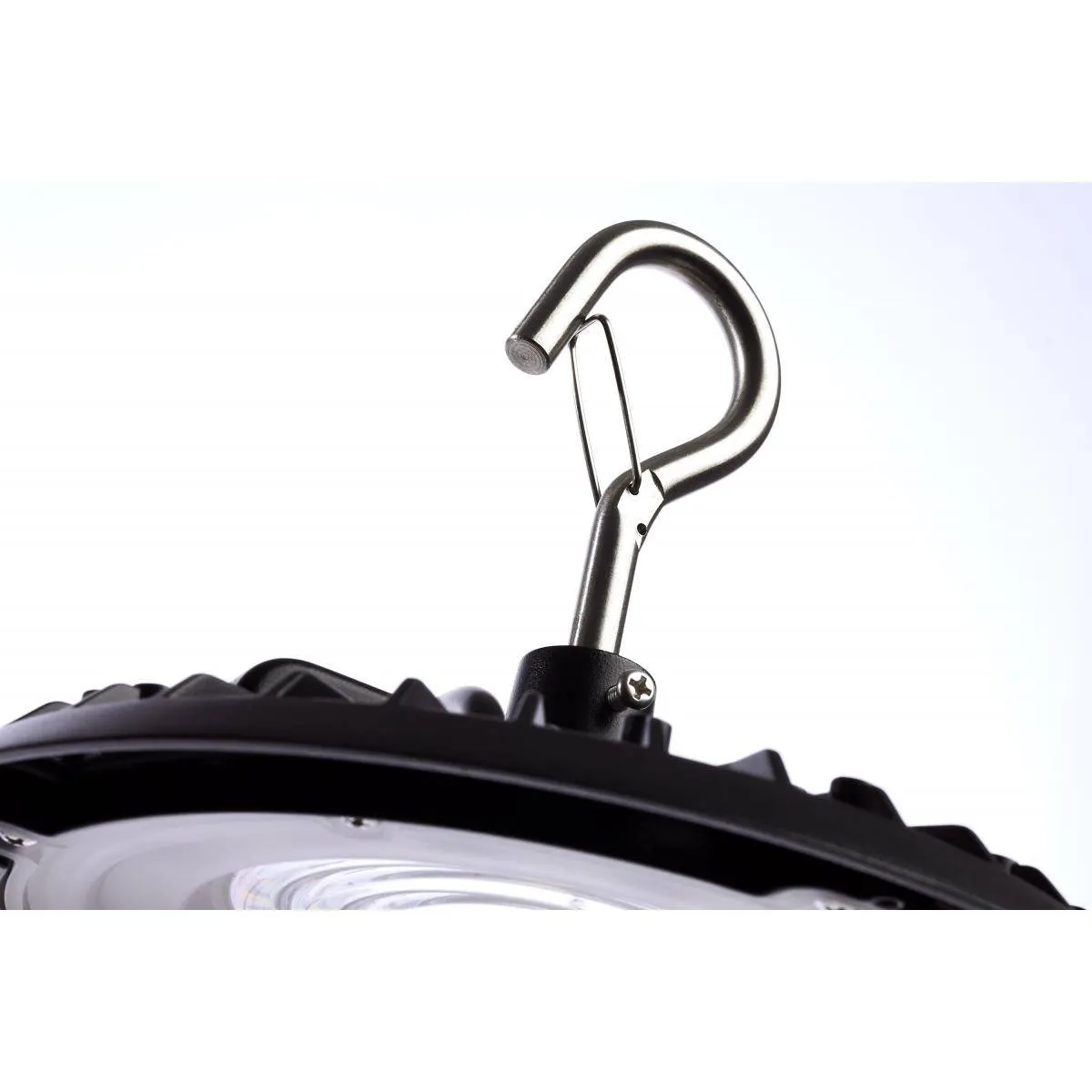 80 Watt; Hi-Pro Shop Light with Plug; 8" Dia.; 5000K; Black Finish; 120 Volt