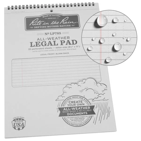 8.5 X 11 Legal Pad