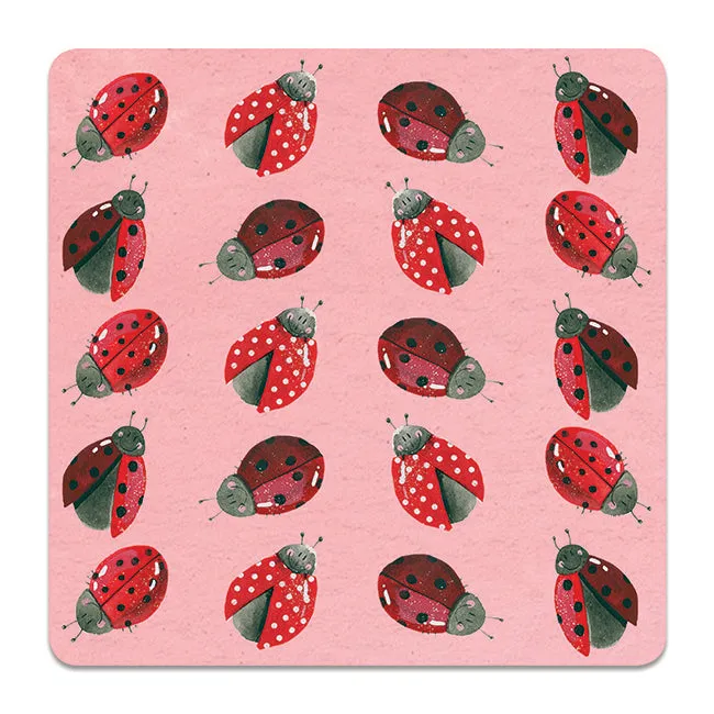 Alex Clark Ladybird Coaster