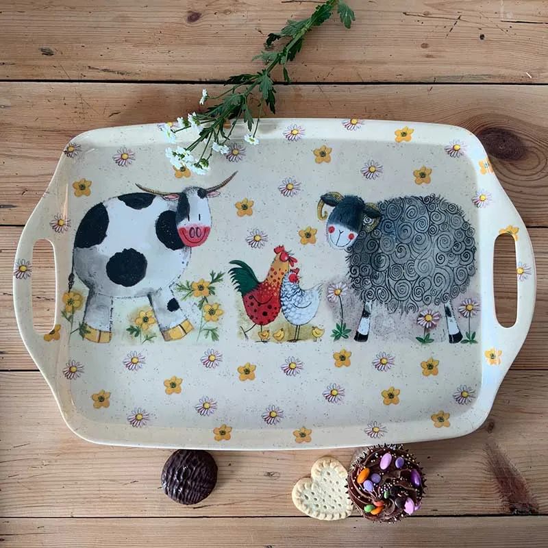 Alex Clark Large Daisyfield Farm Tray