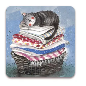 Alex Clark Laundry Basket Coaster