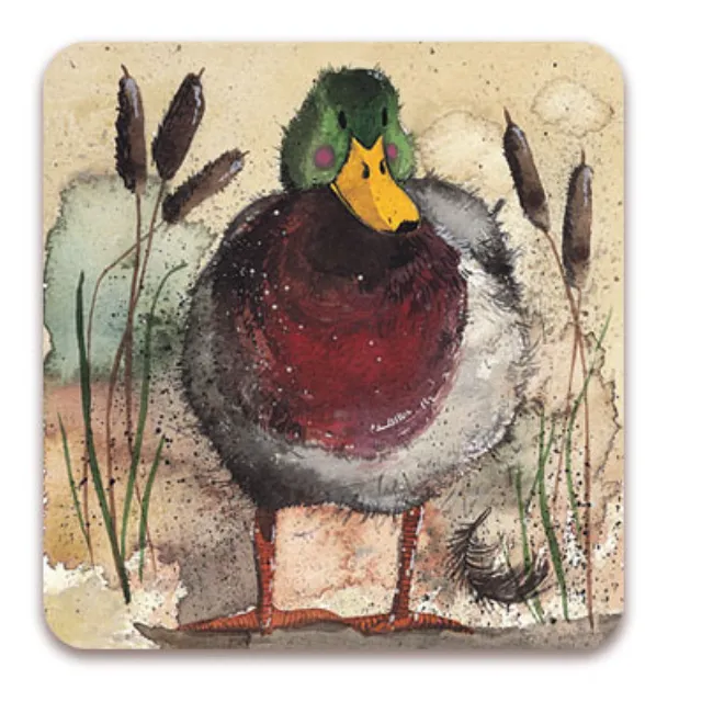 Alex Clark Mallard Coaster