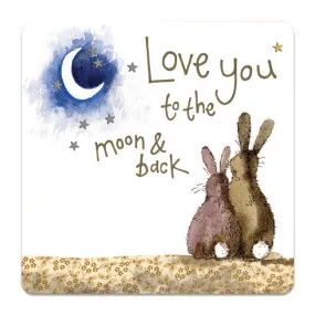 Alex Clark Moon & Back Coaster