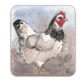Alex Clark Sussex Bantam Chicken Coaster