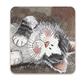 Alex Clark Taking It Easy Cat Coaster