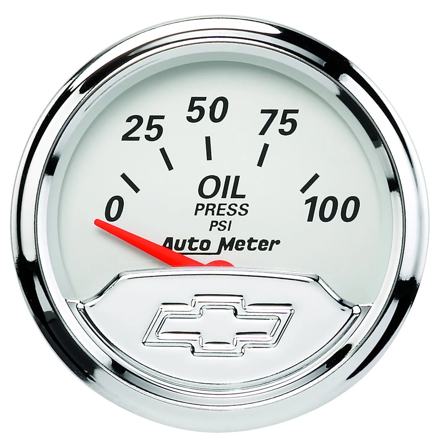 AutoMeter 1302-00408 GAUGE KIT; 5 PC.; 3 1/8in./2 1/16in.; ELEC. SPEEDO.; CHEVROLET HERITAGE BOWTIE