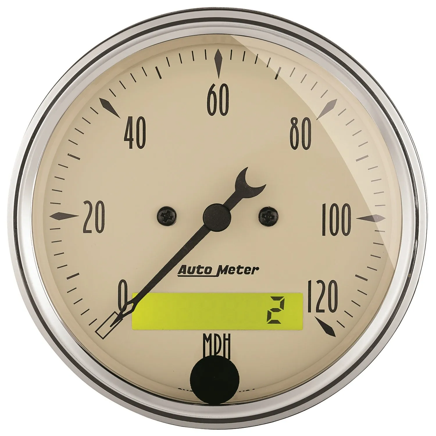 AutoMeter 1809 GAUGE KIT; 5 PC.; 3 1/8in./2 1/16in.; ELEC. SPEEDOMETER; ANTIQUE BEIGE
