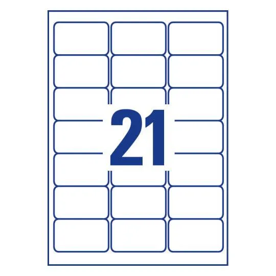 Avery Address Labels 63.5 x 38.1 mm - (J8560-25)