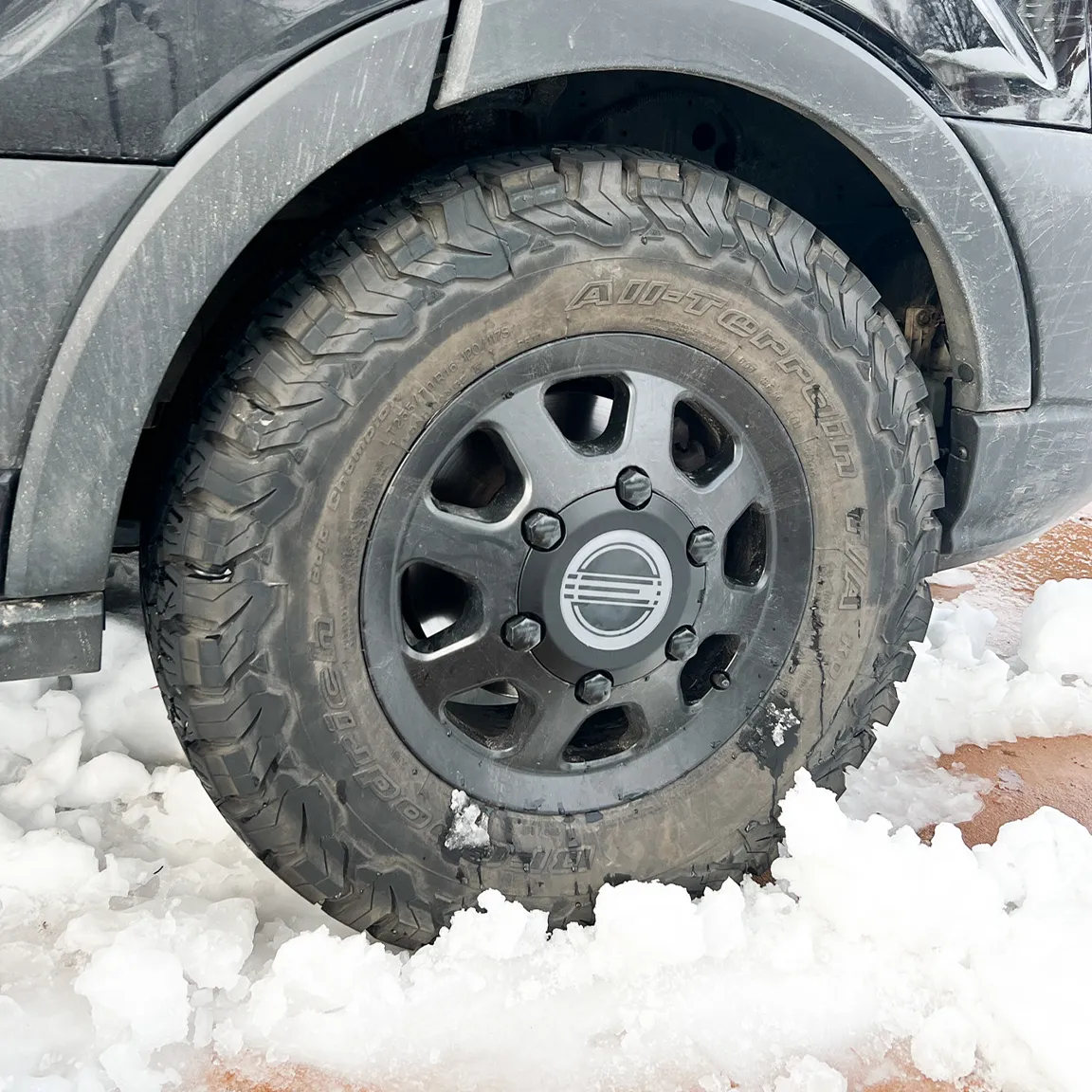 AWD Ford Transit Tire and Wheel Package - Black 16"