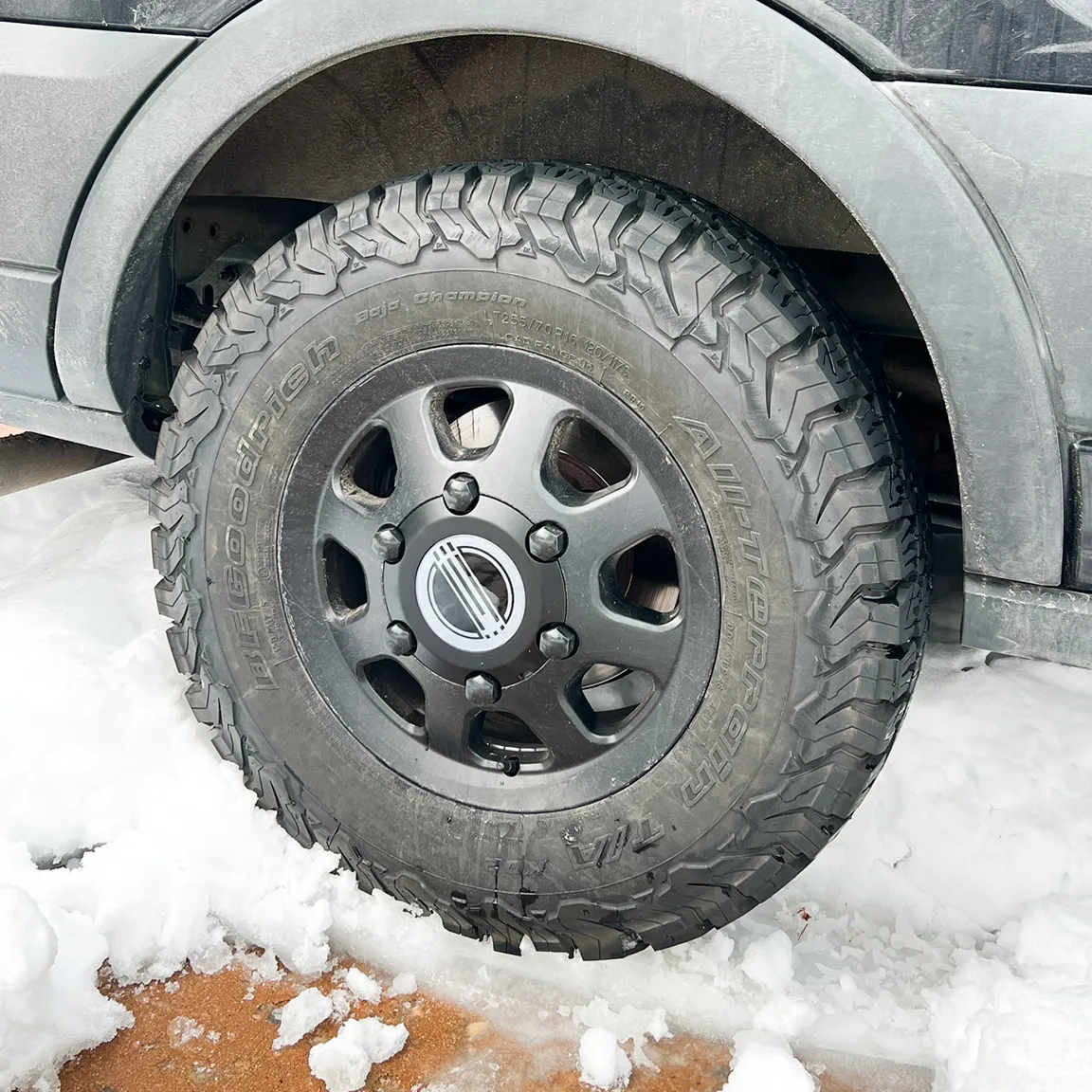 AWD Ford Transit Tire and Wheel Package - Black 16"