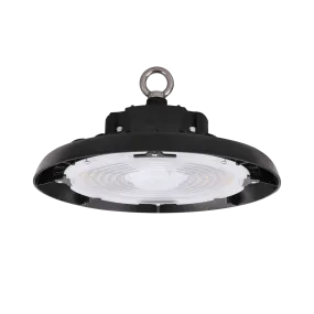 BAYE3 Round High Bay, 150/130/100W, 3500/4000/5000K, 120-277V, 0-10V Dimming, Black