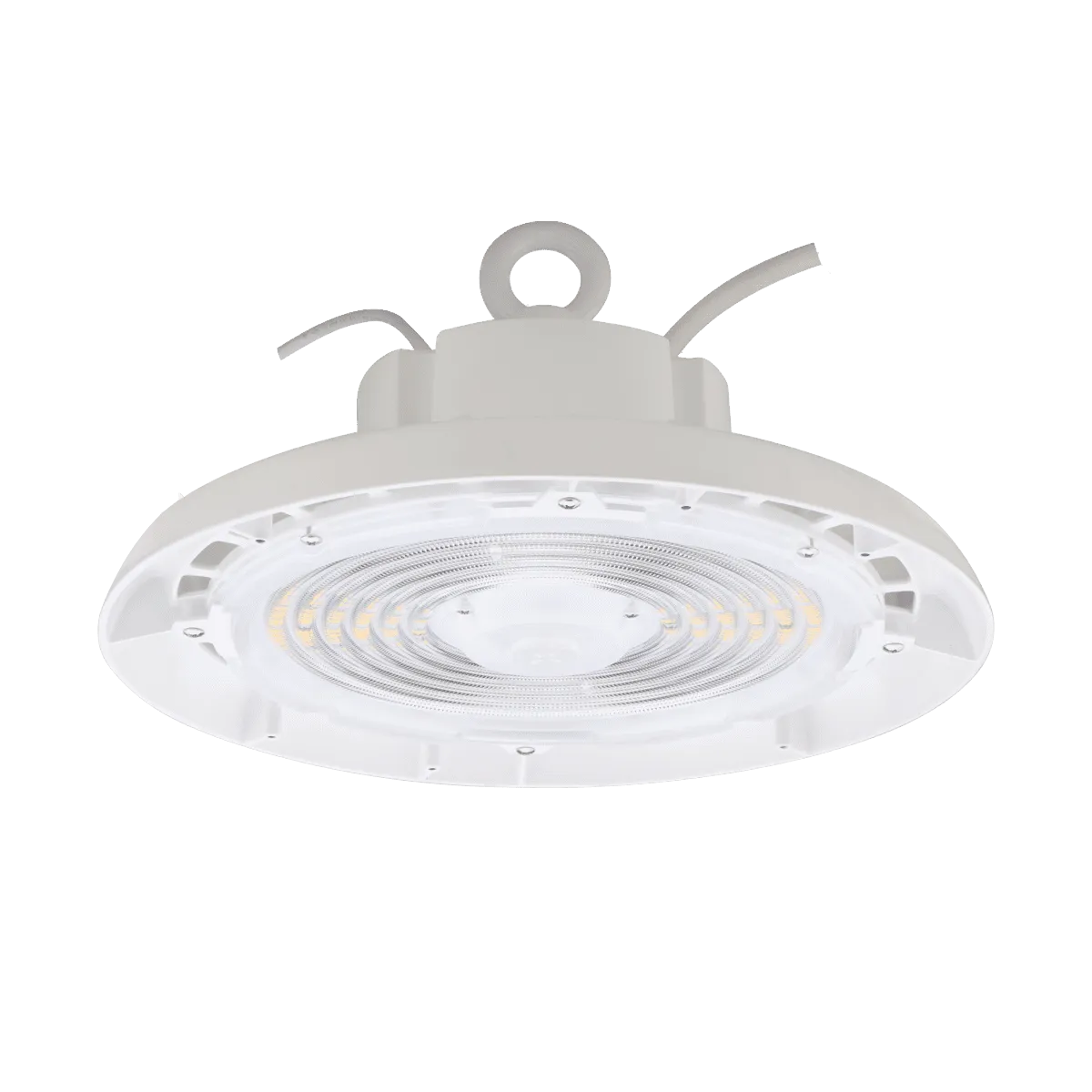 BAYE3 Round High Bay, 240/200/180W, 3500/4000/5000K, 120-277V, 0-10V Dimming, White