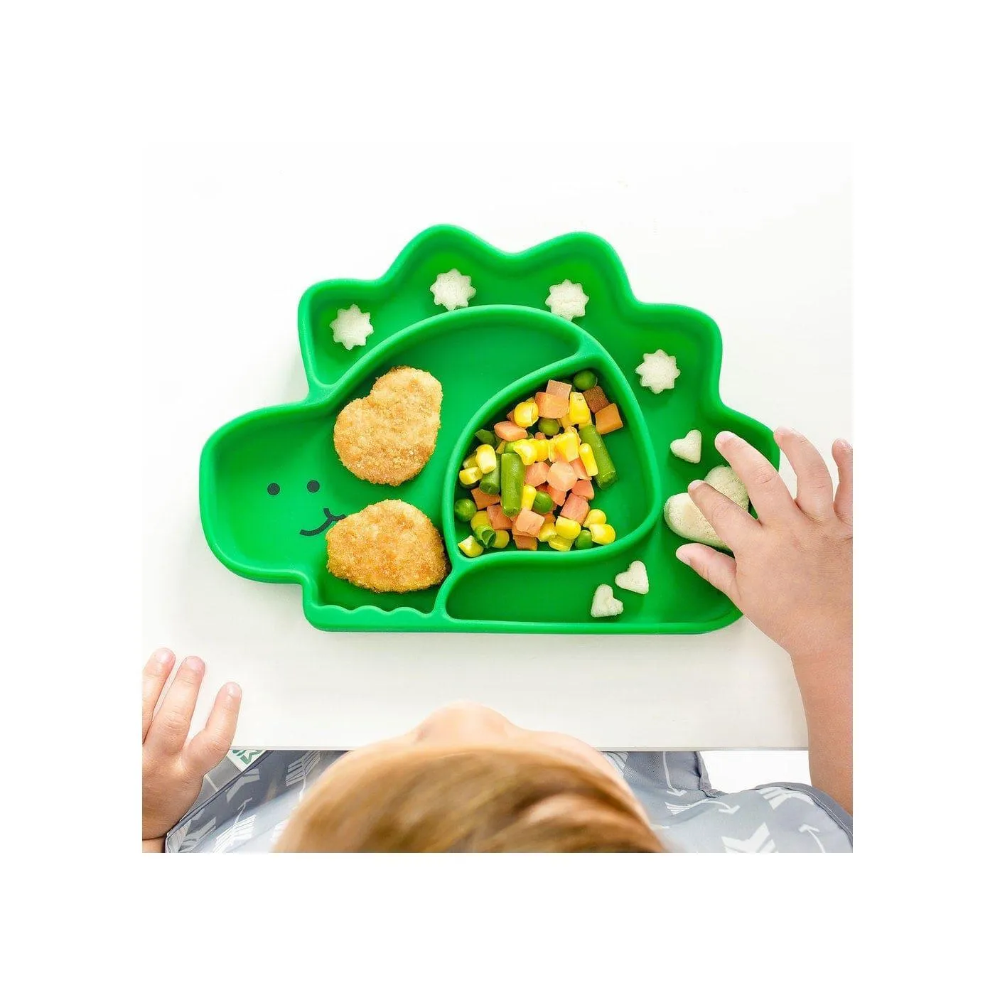 Bumkins Silicone Grip Dish - Dino