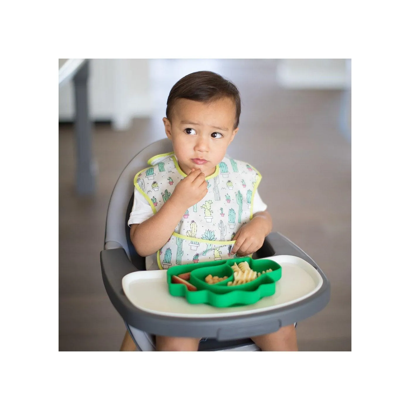 Bumkins Silicone Grip Dish - Dino