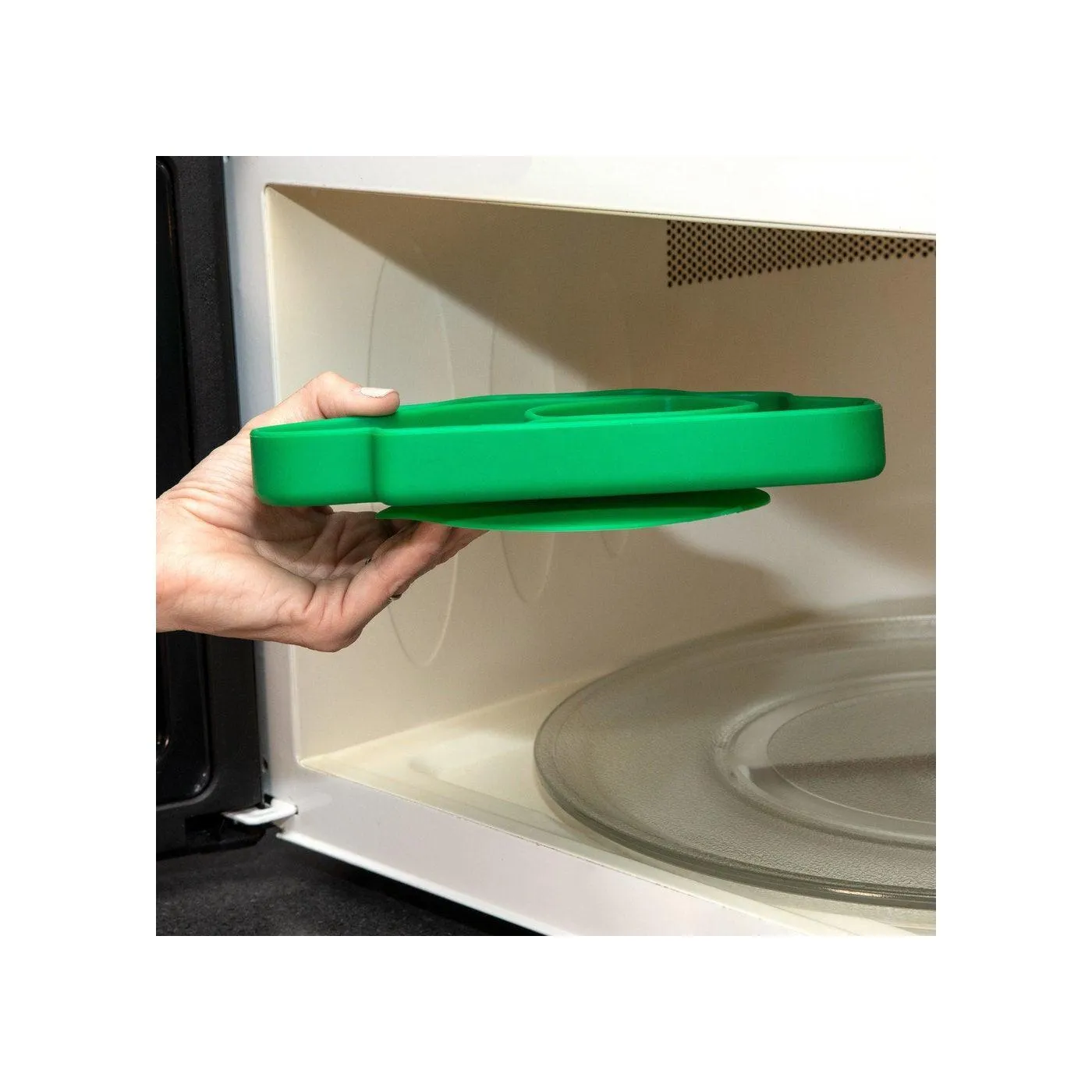 Bumkins Silicone Grip Dish - Dino