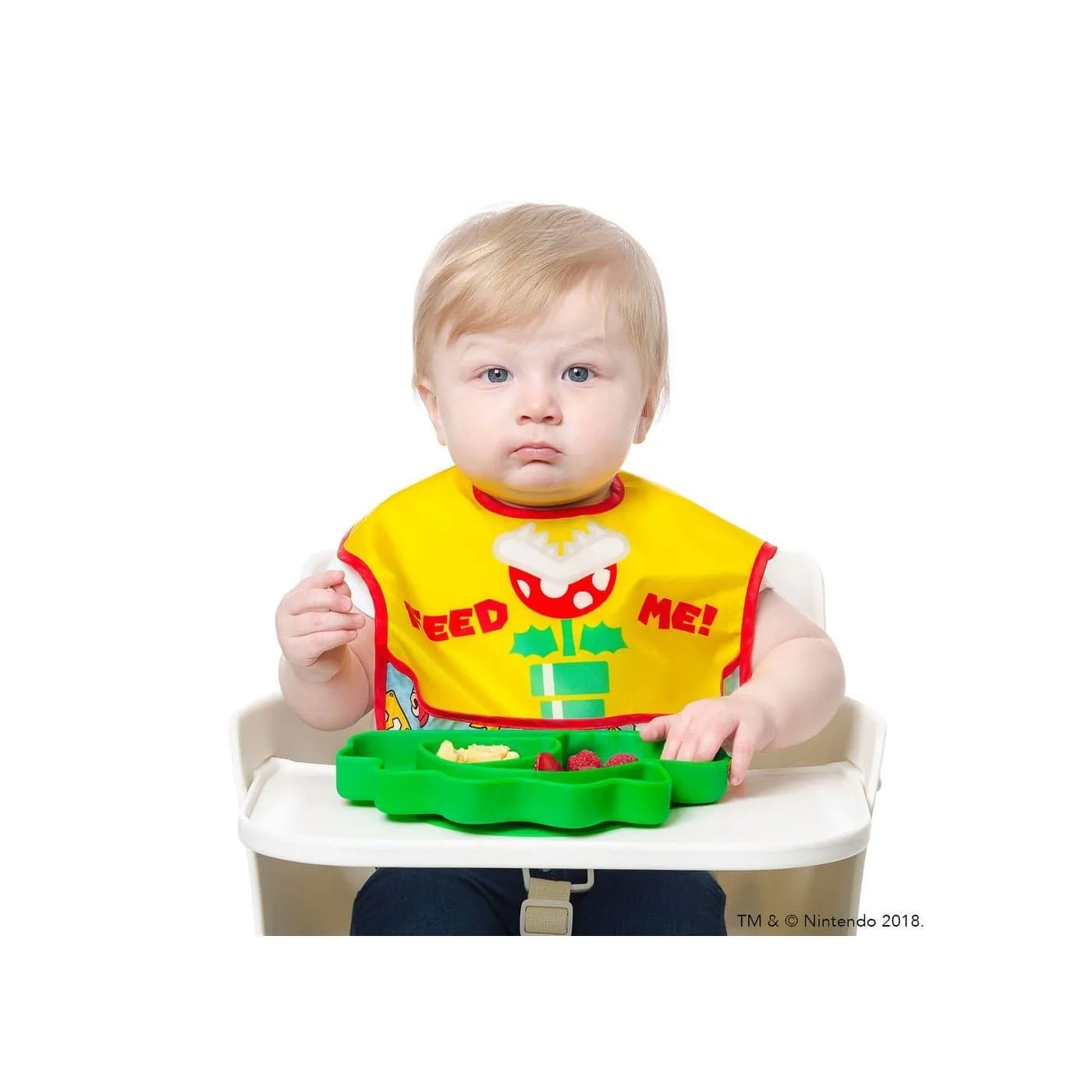 Bumkins Silicone Grip Dish - Dino