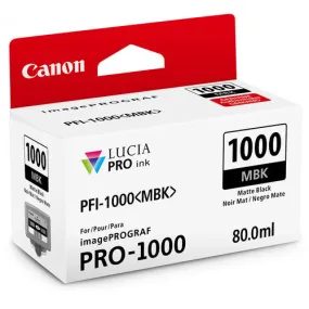 Canon PFI-1000 MBK LUCIA PRO Matte Black Ink Tank 80ml