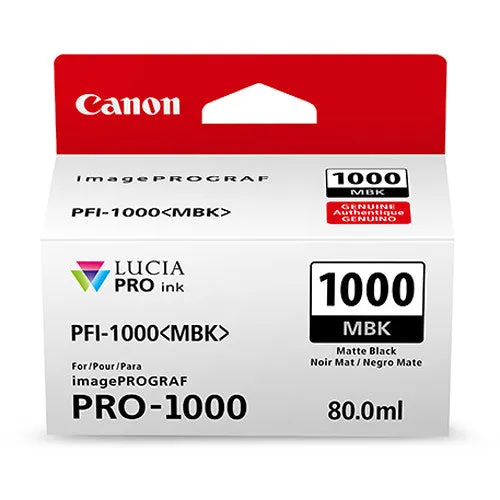 Canon PFI-1000 MBK LUCIA PRO Matte Black Ink Tank 80ml