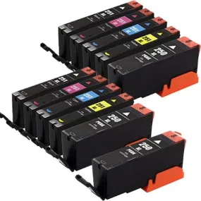 Canon PGI-250XL & CLI-251XL In Cartridges Set of 11 :(3X Large Black PGI 250XL & 2X Each Color CLI 251XL) -Compatible