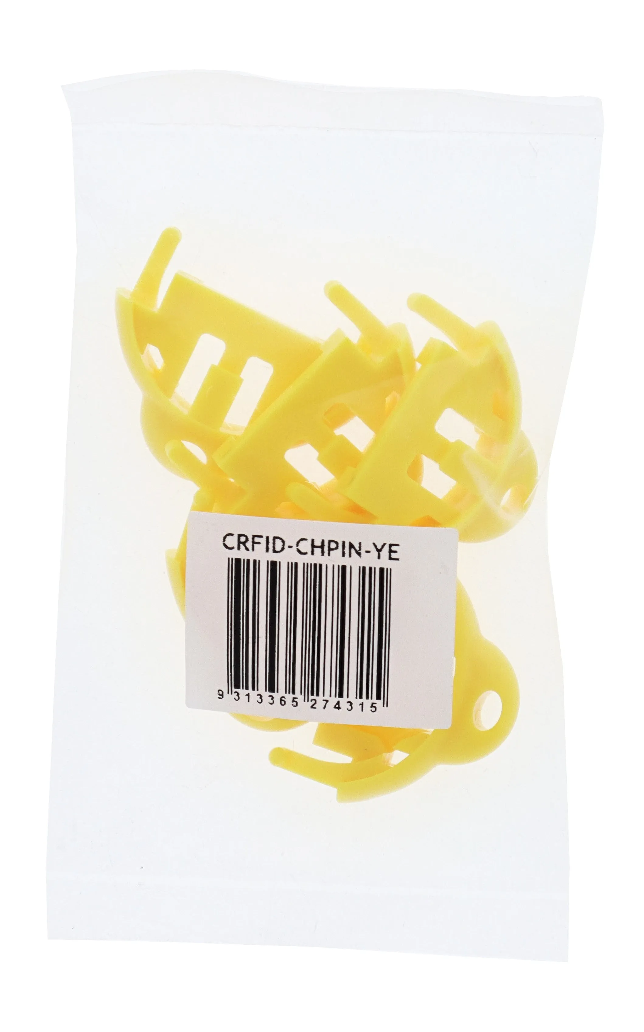 Carbine RFID Keyhead, CHPIN,  Yellow, Top head insert 5 pack