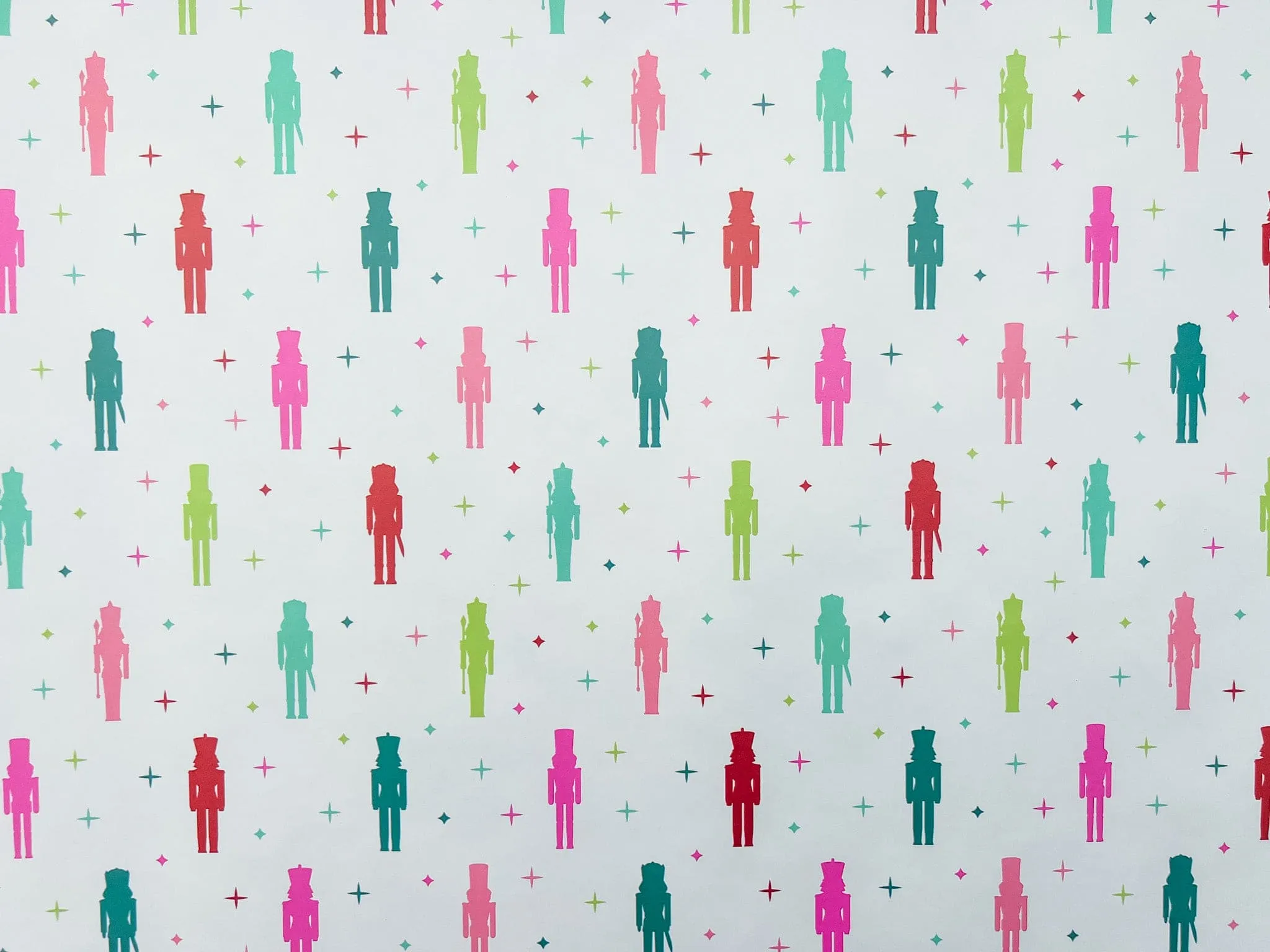 Colorful Nutcracker Wrapping Paper - Single Roll