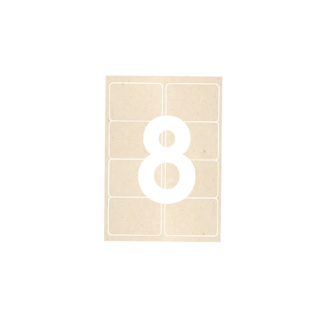 Compostable Inkjet Labels - A4 Sheets