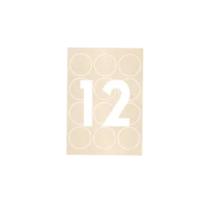 Compostable Inkjet Labels - A4 Sheets