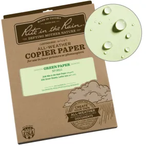 Copier Paper - Green - 8.5 X 11 - 200 Sheets