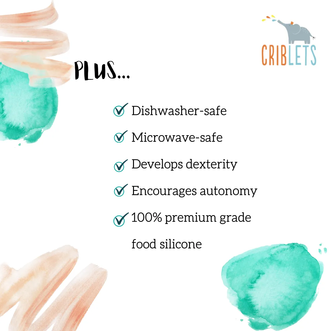 Criblets Elephant Silicone Plate