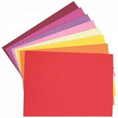 Cumberland Colourboard 200Gsm 510 X 640Mm Assorted Warm Pack 50