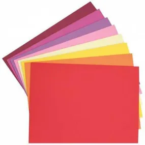 Cumberland Colourboard 200Gsm 510 X 640Mm Assorted Warm Pack 50
