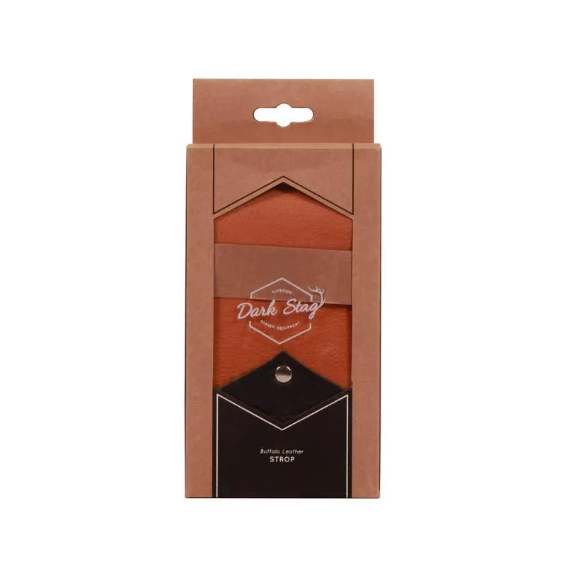 Dark Stag Buffalo Leather Strop
