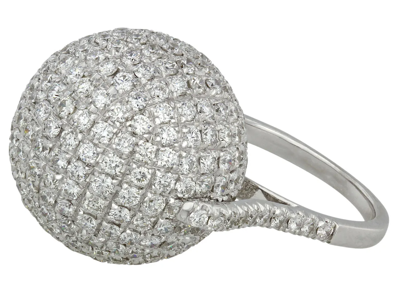 Disco Ball Diamond Ring in 18K