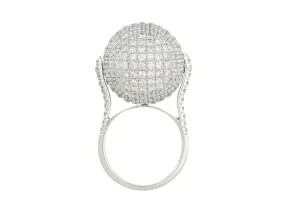 Disco Ball Diamond Ring in 18K