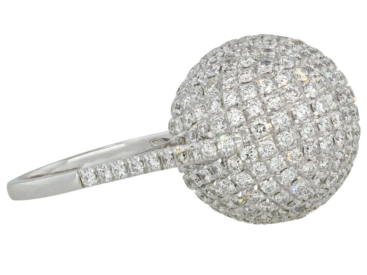 Disco Ball Diamond Ring in 18K