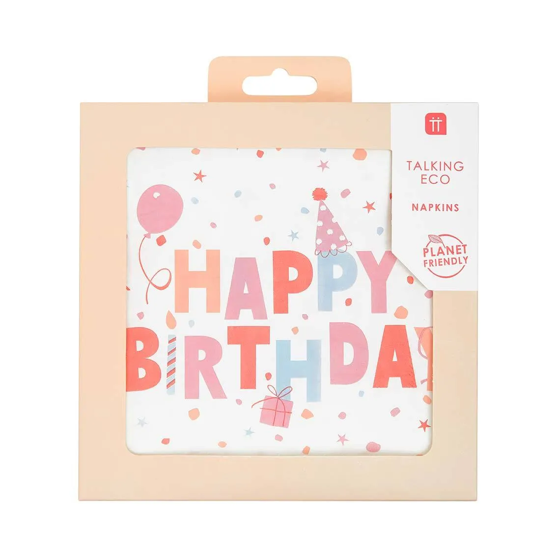 Eco Happy Birthday Paper Napkins