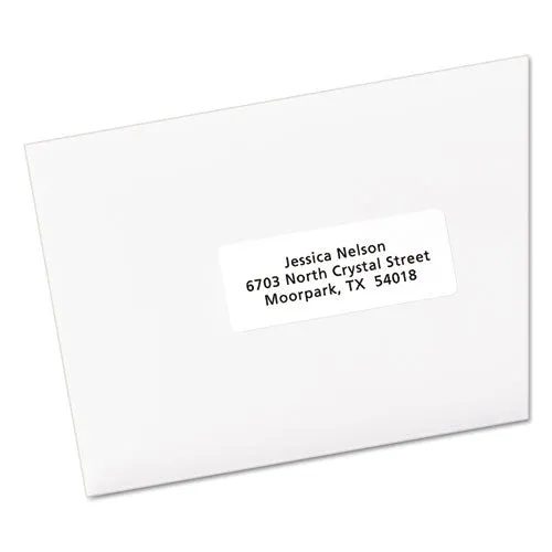 Ecofriendly Mailing Labels, Inkjet/laser Printers, 1 X 2.63, White, 30/sheet, 25 Sheets/pack